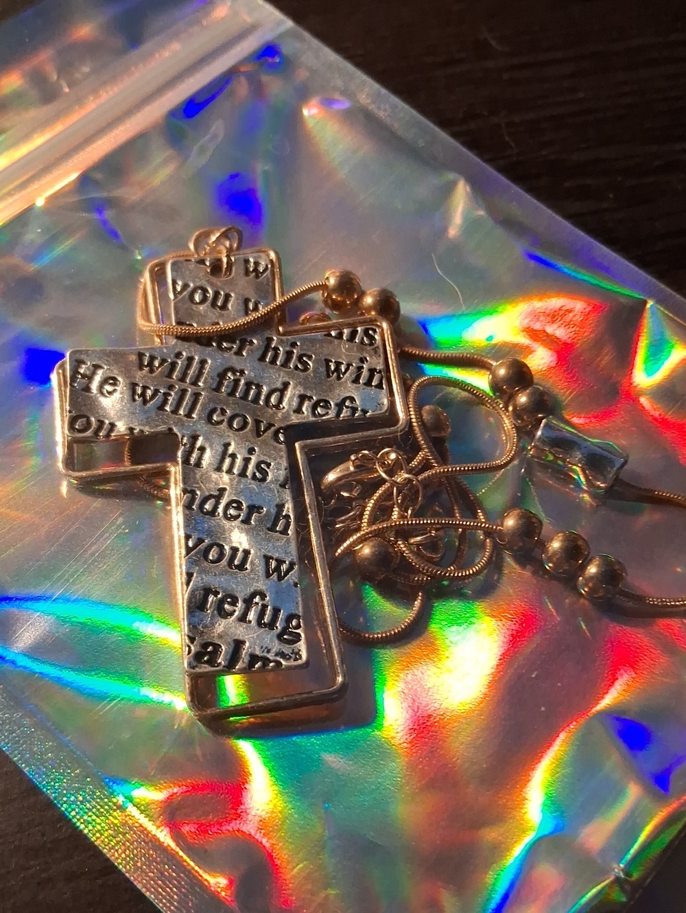 Sliver Cross Necklace